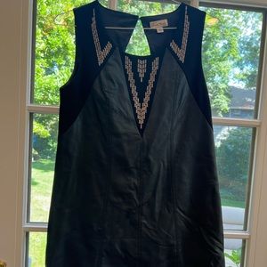 Nicole Richie Size 6 (leather-like) dress